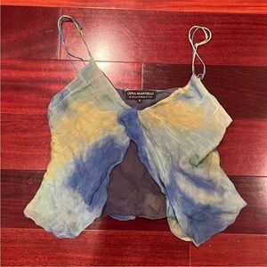 Gina Mantelli Silk Curtain Top